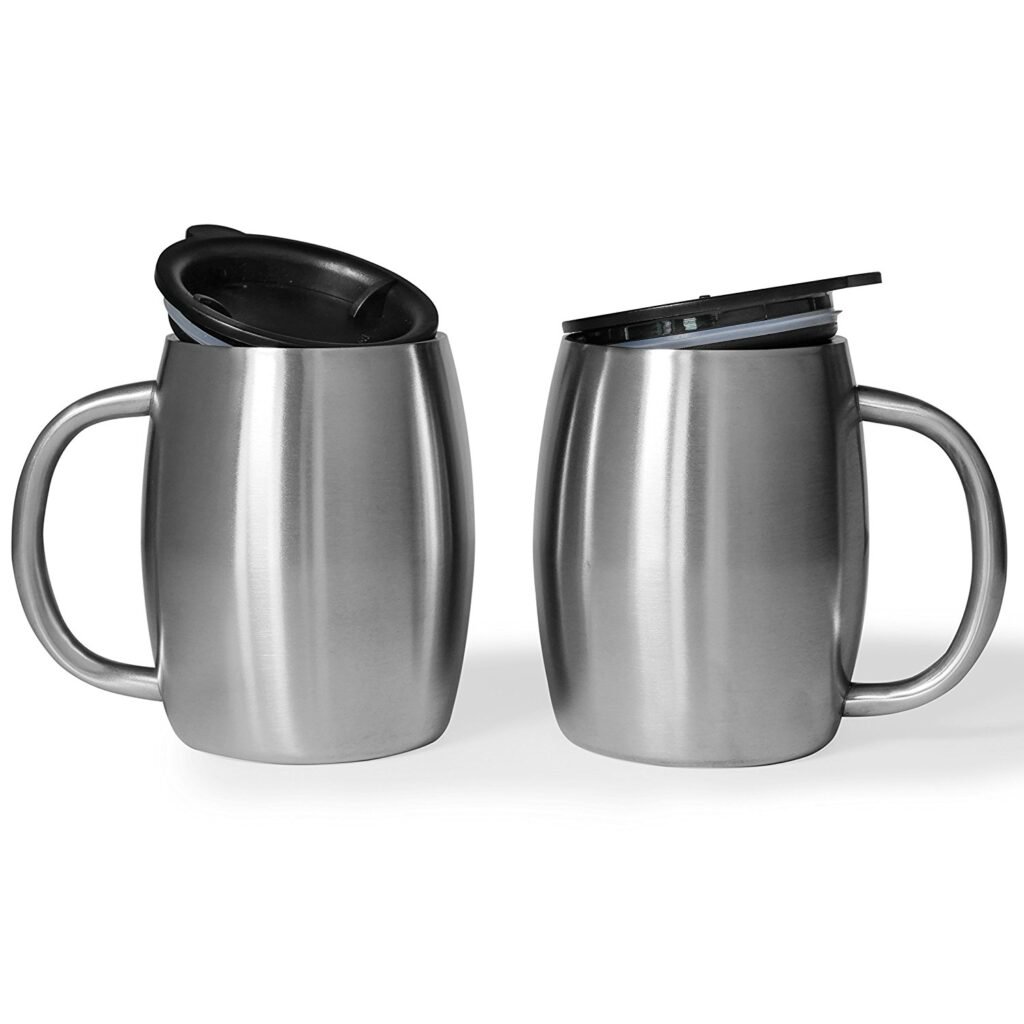 Stainless Steel Barrel Beer Coffee Mug With Lid Rakacups Premium Stainless Steel Cup Manufacturer 8243