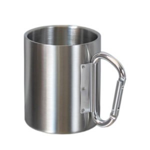 stainless steel carabiner camping hiking mug (copy)
