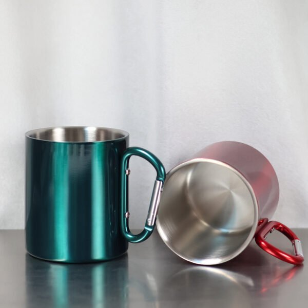 stainless steel carabiner camping hiking mug (copy)